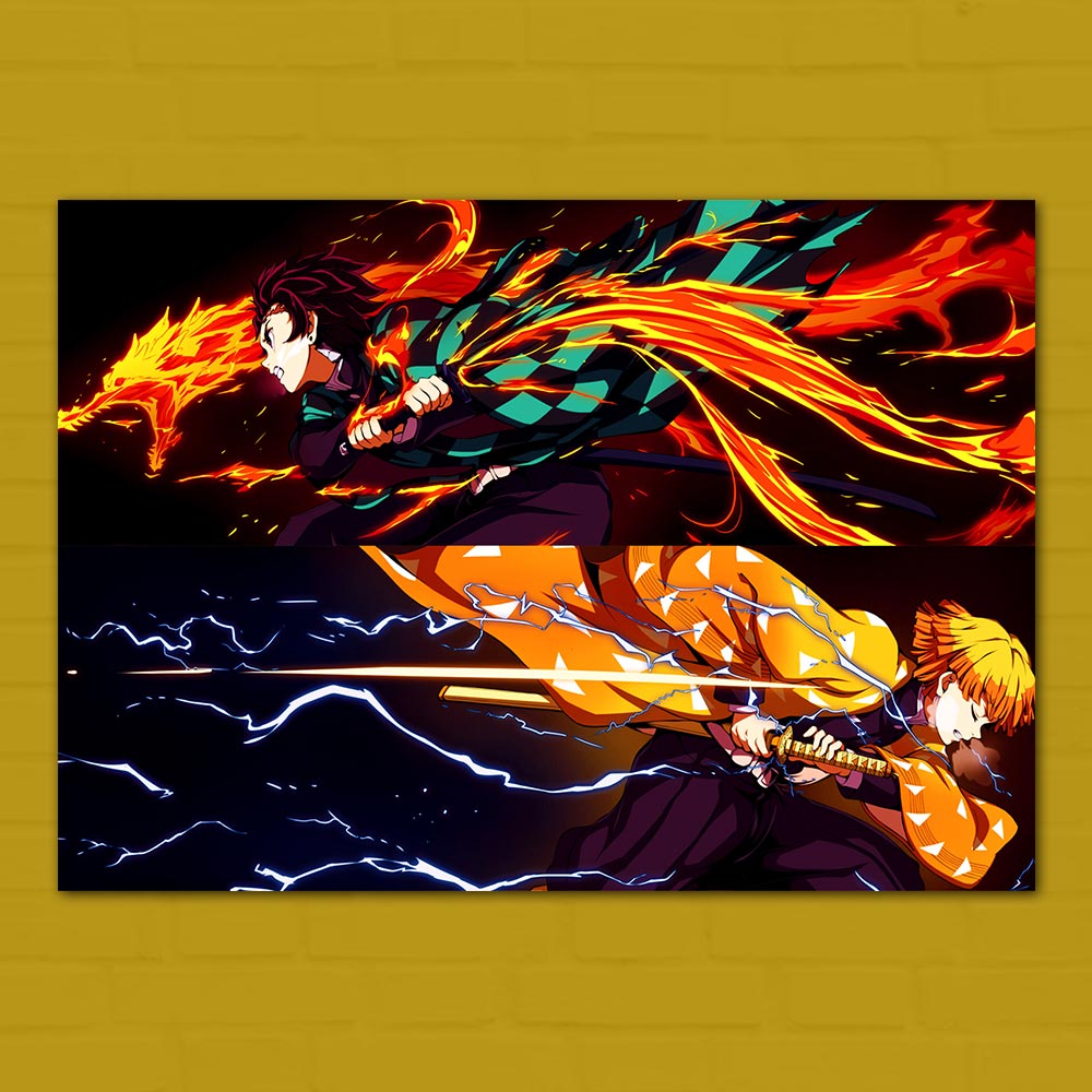 Tanjiro / Zenitsu Poster