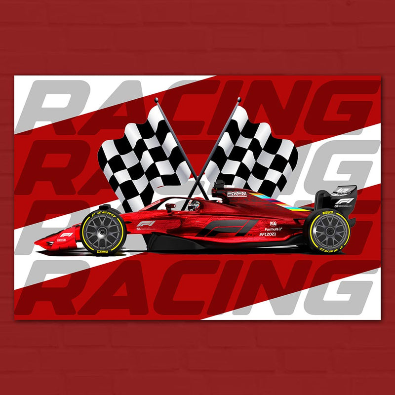 Ferrari SF21 Poster