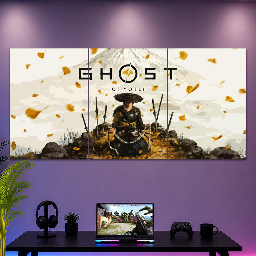 Ghost of Yotei Split Poster