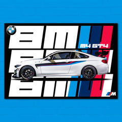 BMW M4-GT4 Poster