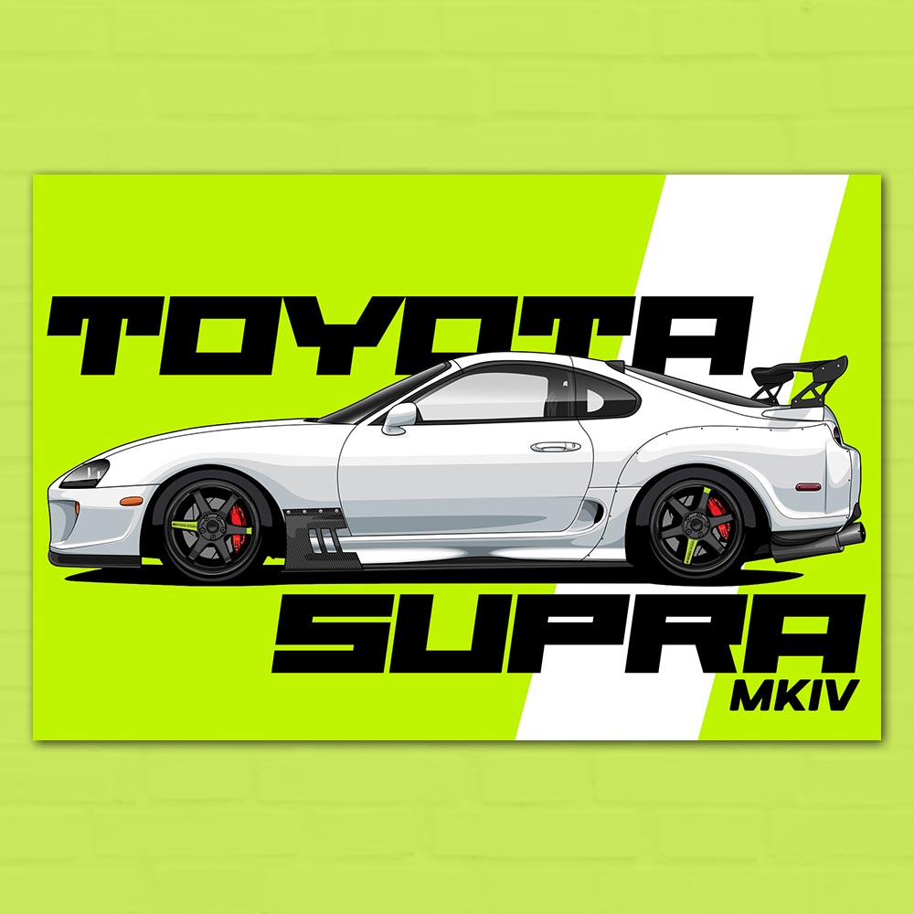 Toyota Supra MK4 Poster