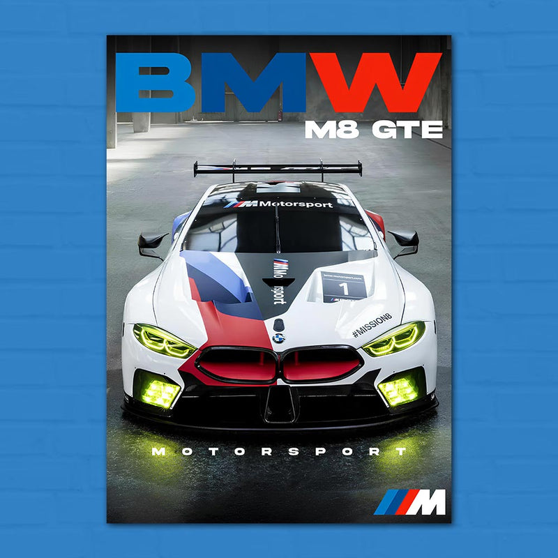 BMW M8 GTE Poster