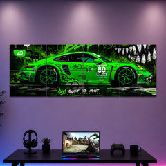 Porsche Rexy 8-Panel Split Poster
