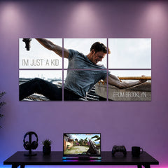"I Am Just A Kid From Brooklyn" 6-Panel Split Poster