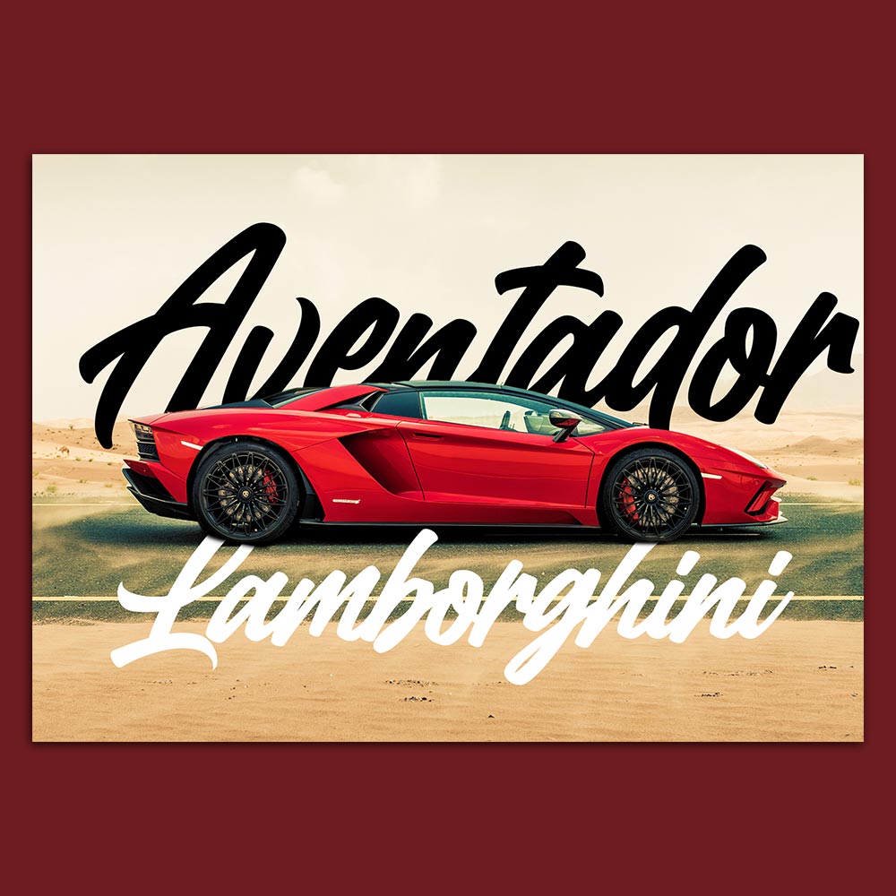Lamborghini Aventador Poster