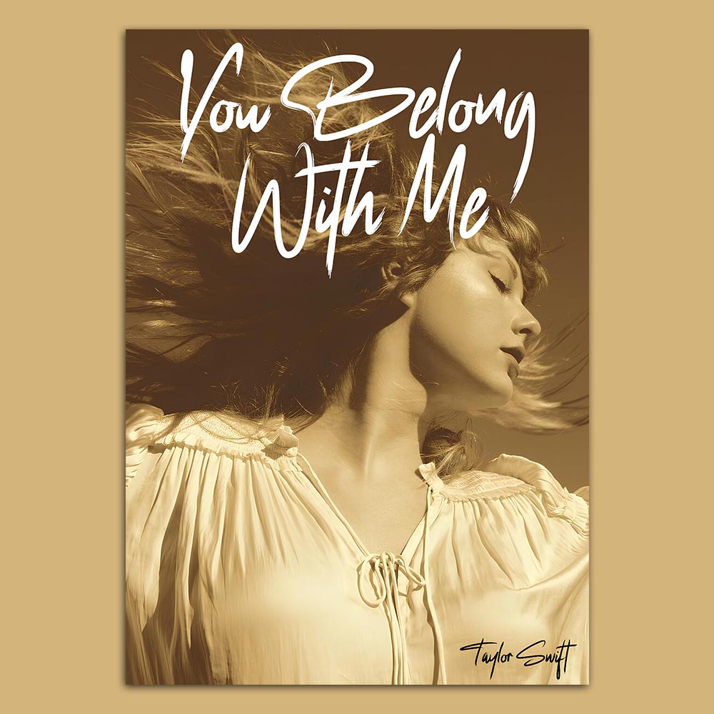 You Belong With Me Poster