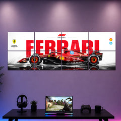 Ferrari F1 8-Panel Split Poster