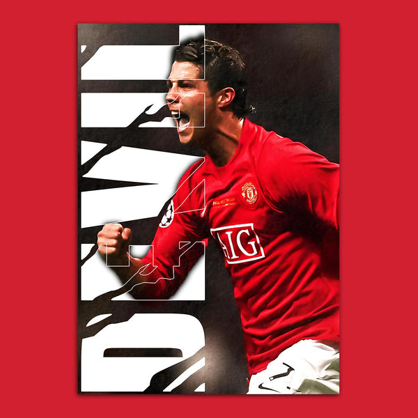 Cristiano Ronaldo "Devil" Poster
