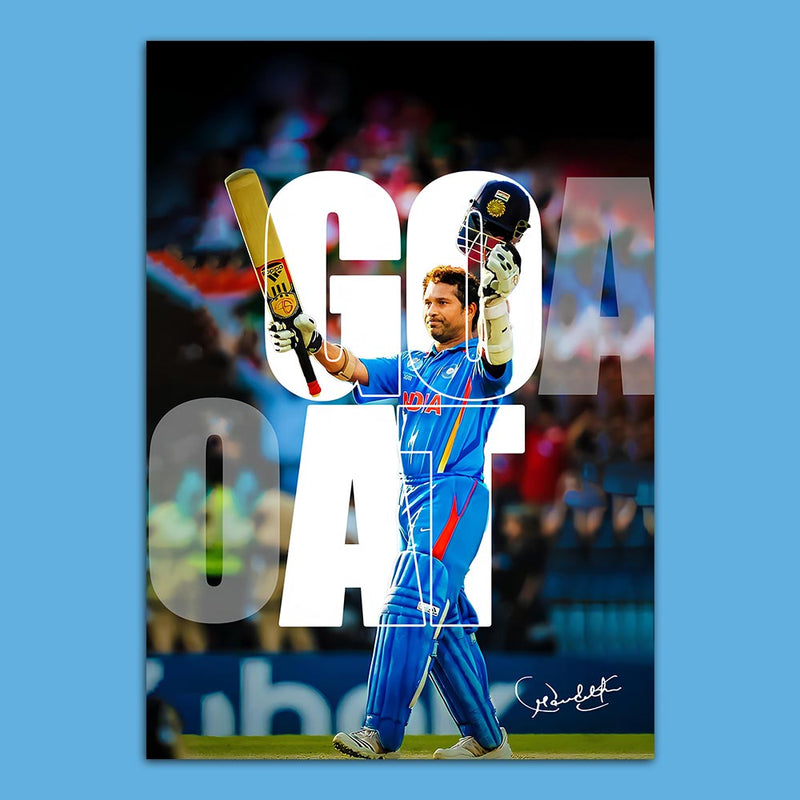 Sachin Tendulkar GOAT Poster