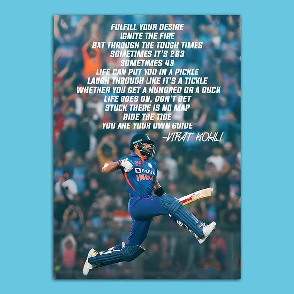 Virat's Poem Poster