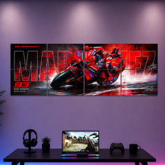 Marc Marquez 8-Panel Split Poster