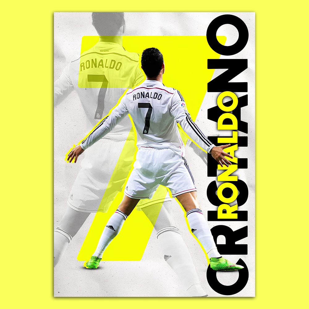 CR7 Real Madrid Poster