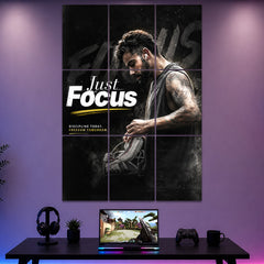 Just Focus Virat Motivational Block Kit