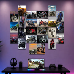 Superbikes Collage Kit (Set Of 24)