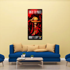King of Pirates Luffy Split Poster