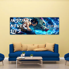 Inosuke Hashibira 4 Panel Split Poster