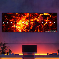 Sukuna 4 Panel Split Poster