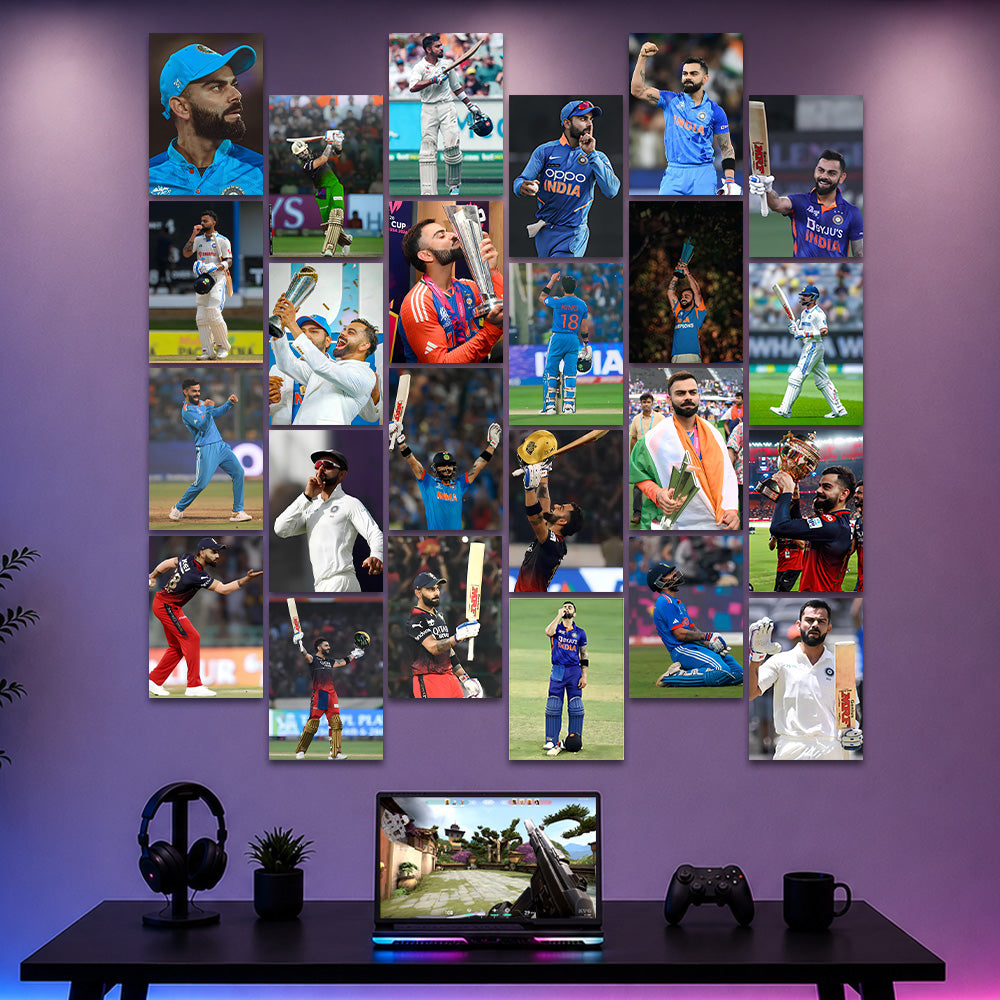 Virat Kohli Collage Kit (Set Of 24)