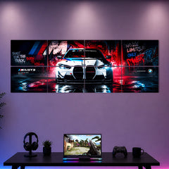 M8 GTE  |  8-Panel Split Poster
