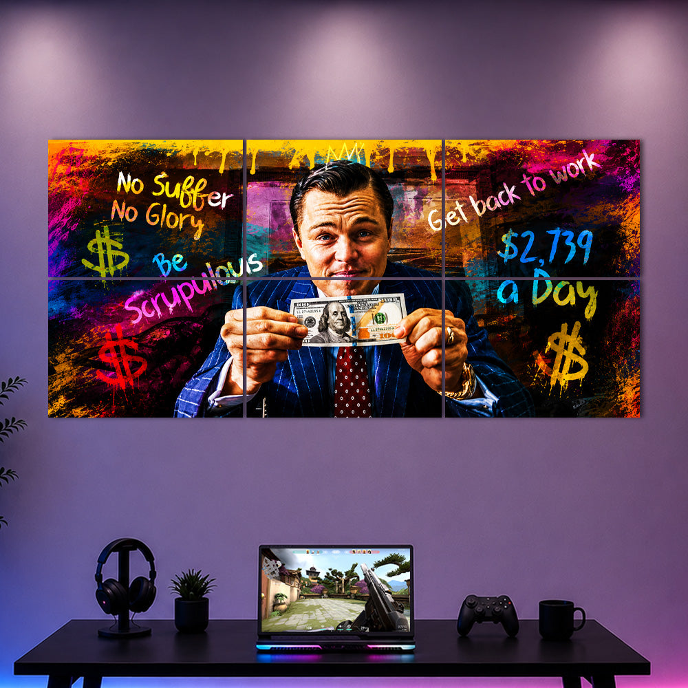 The Wolf Of Wall Street  |  6-Panel Split Poster