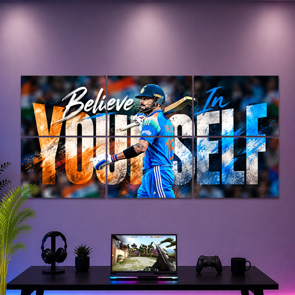 Believe In Yourself 6-Panel Split Poster