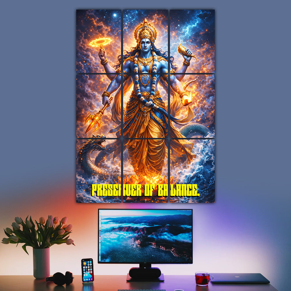 Krishna Preserver Of Balance Block Kit (Set Of 9)