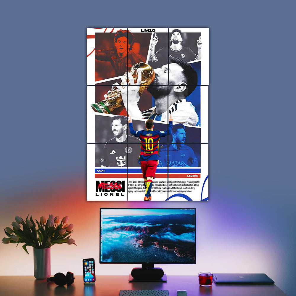 Lionel Messi Block Kit (Set Of 9)