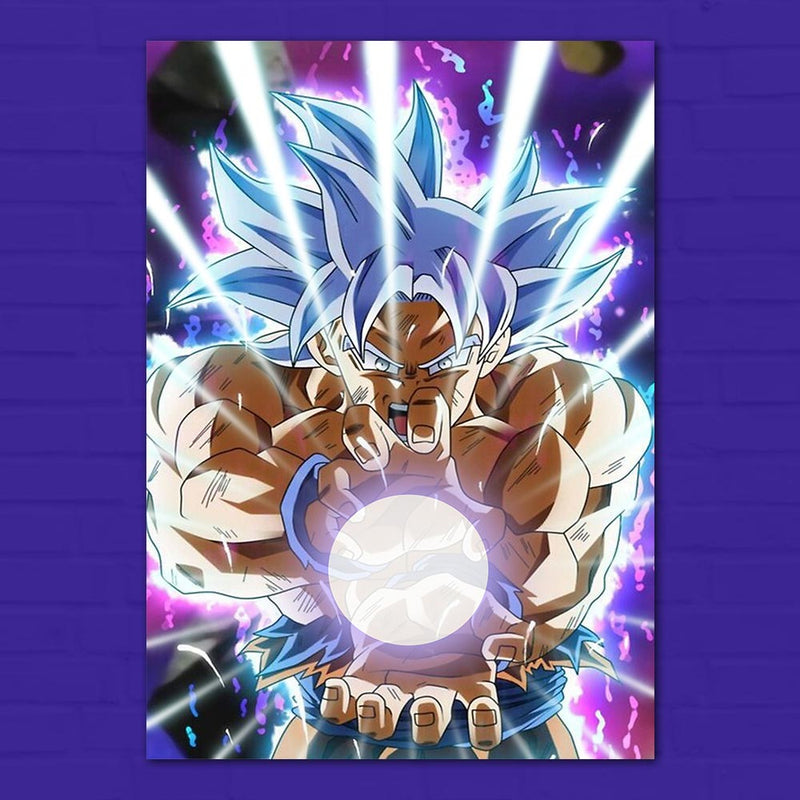 Goku Master UI Kamehameha Poster