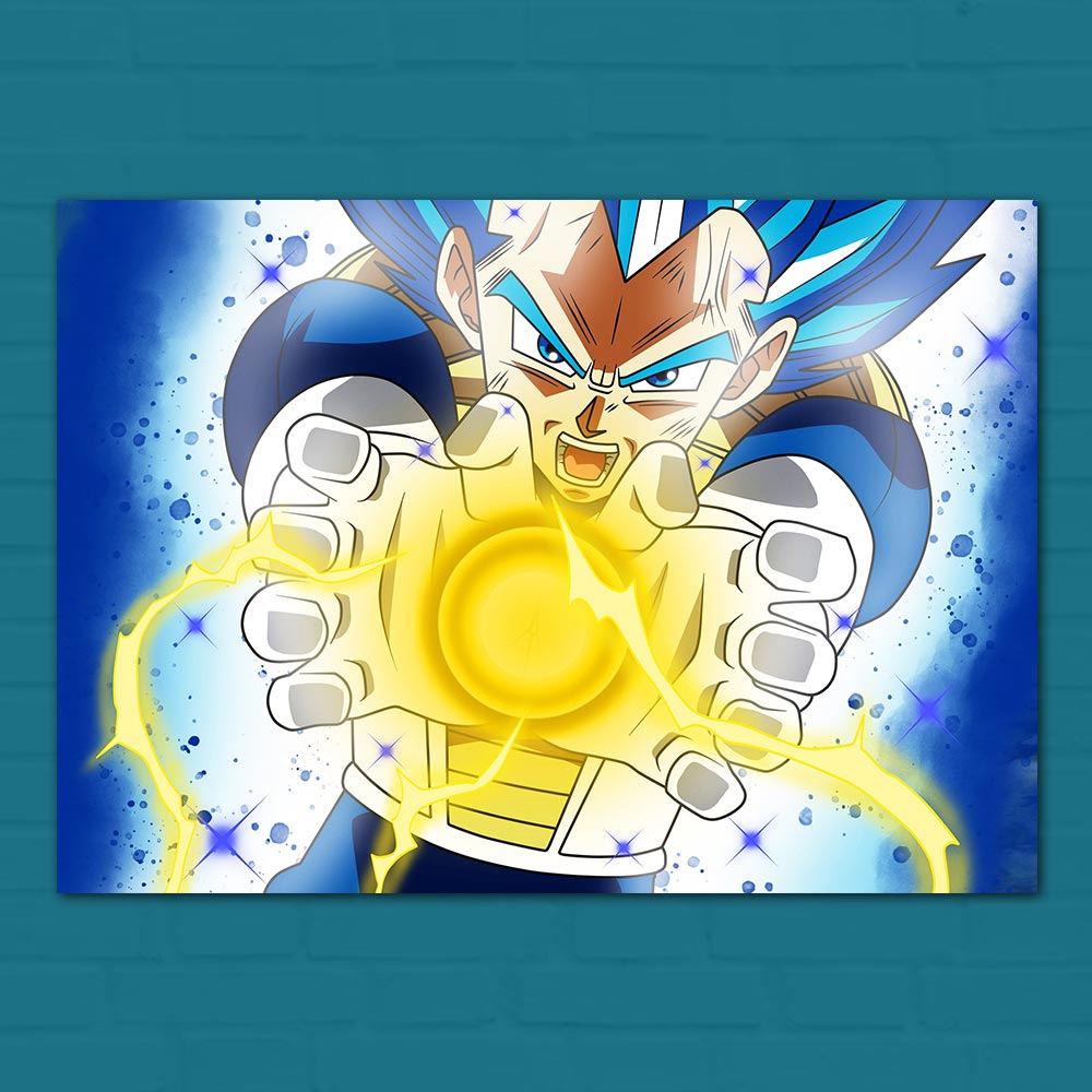 Vegeta Final Flash Poster