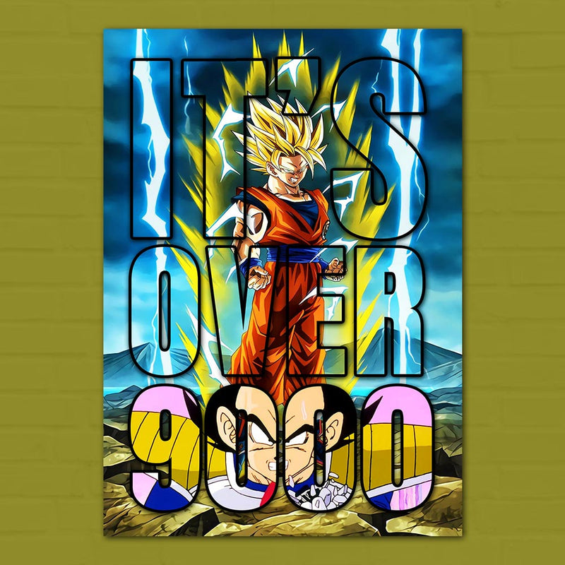 Its Over 9000 Poster