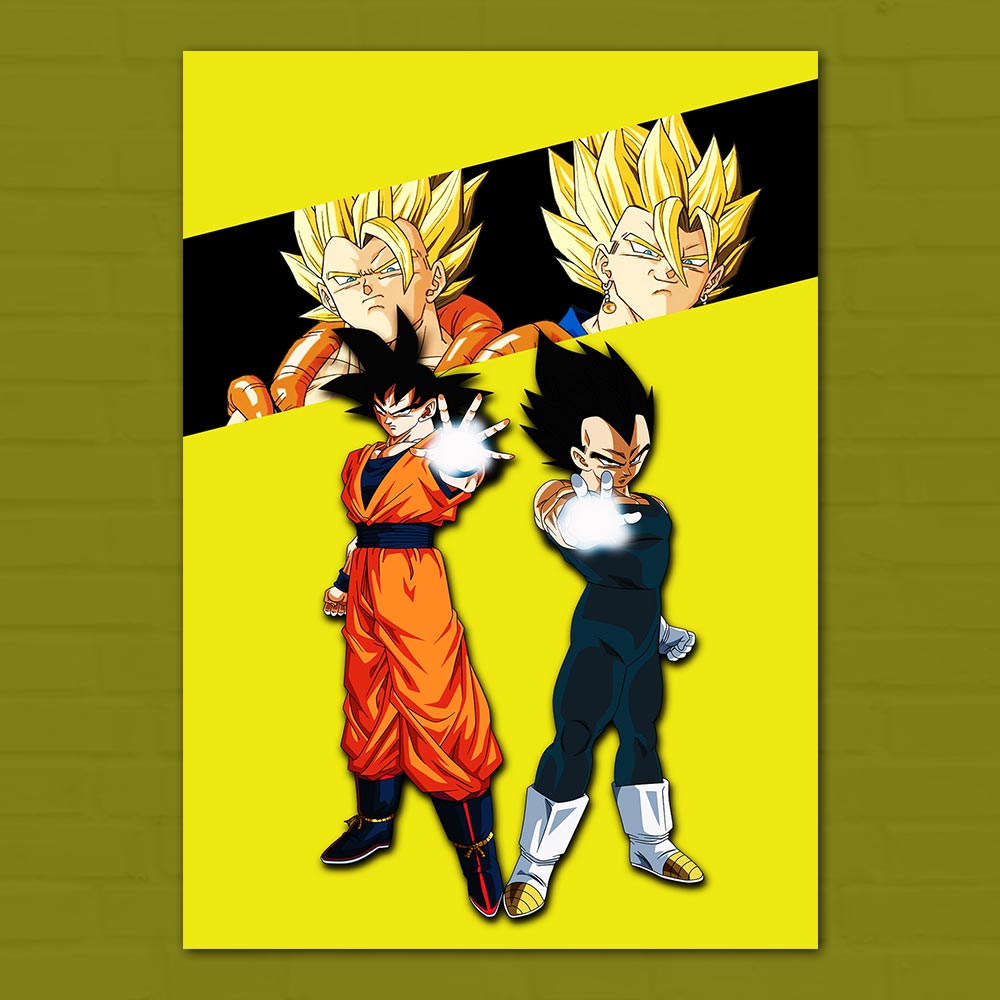 Goku Vegeta Fusion Poster