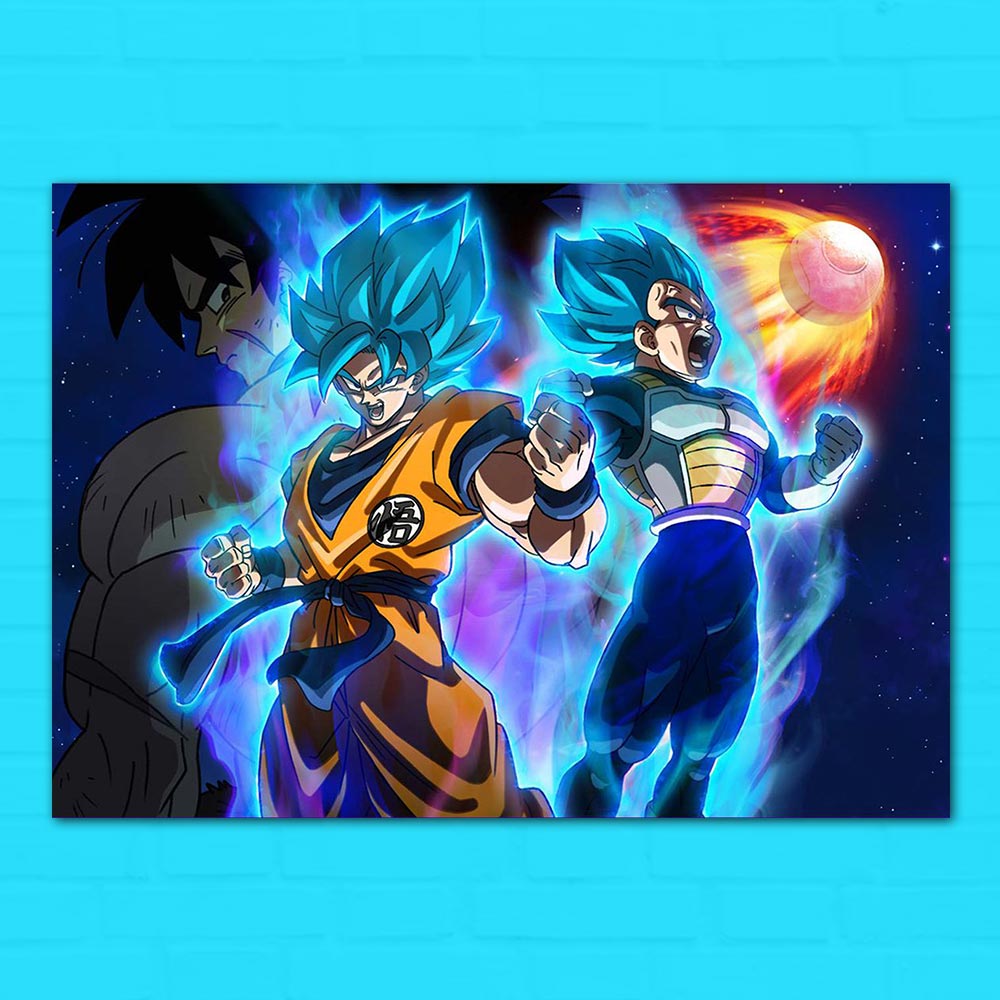 Goku / Vegeta Vs Broly #2 Poster