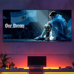 One Dream Messi Split Poster