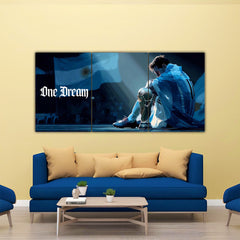 One Dream Messi Split Poster