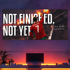 Not Finished Not Yet Split Poster