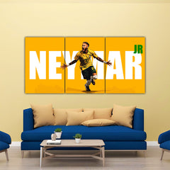 Neymar Brazil Split Poster