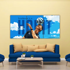 Ronaldo Head Ball Split Poster