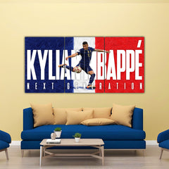 Kylian Mbappé Next Generation Split Poster