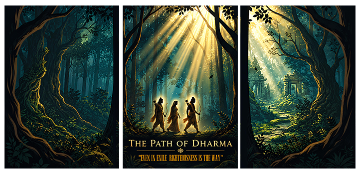 Ramayana - The Path Of Dharma Split Poster
