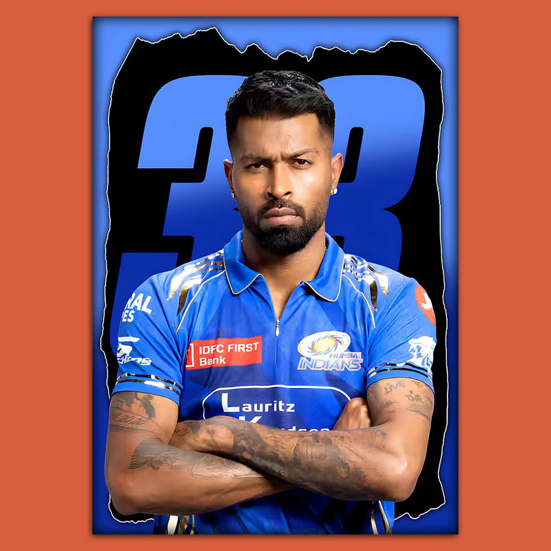 Hardik Pandya MI Poster