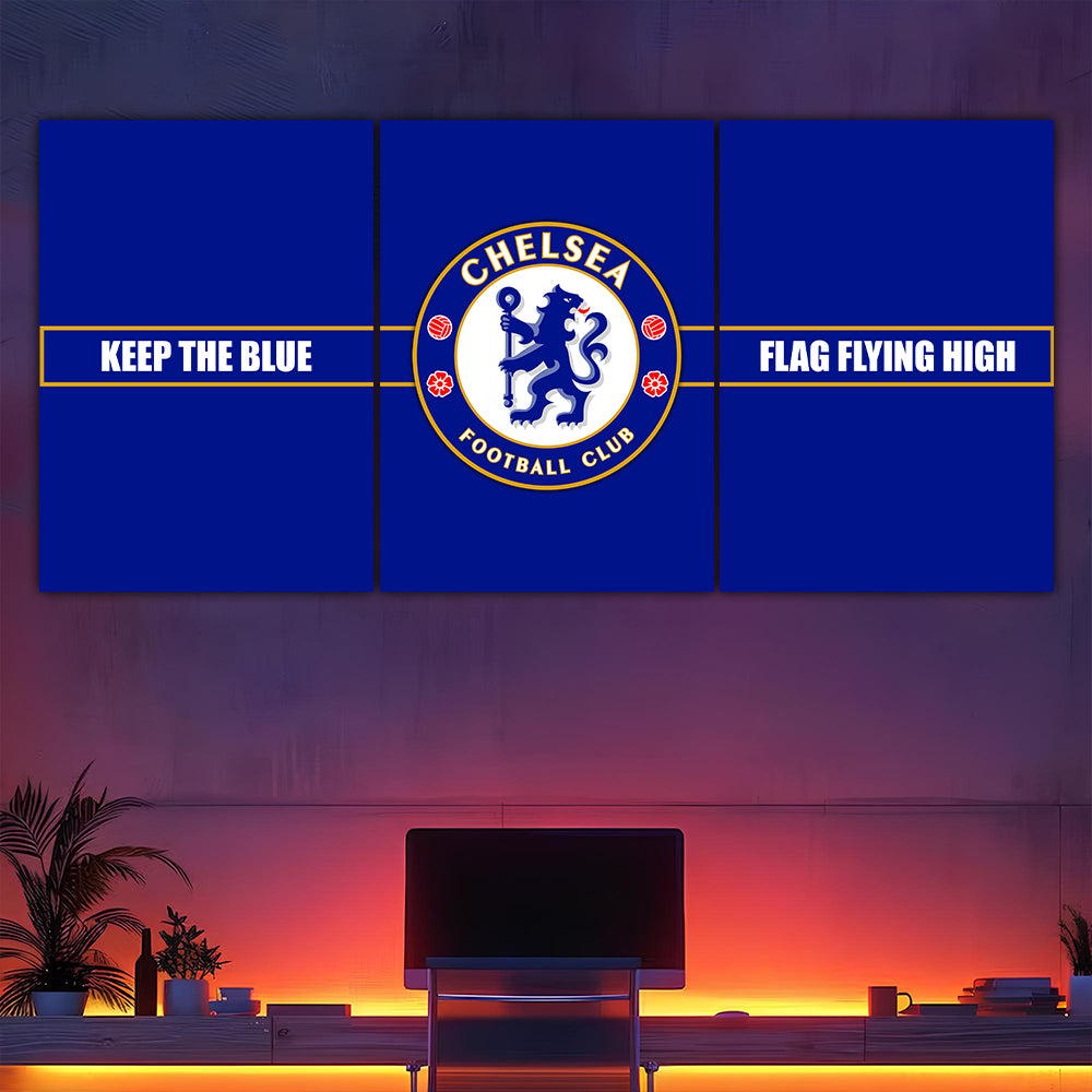 Chelsea Flag Split Poster
