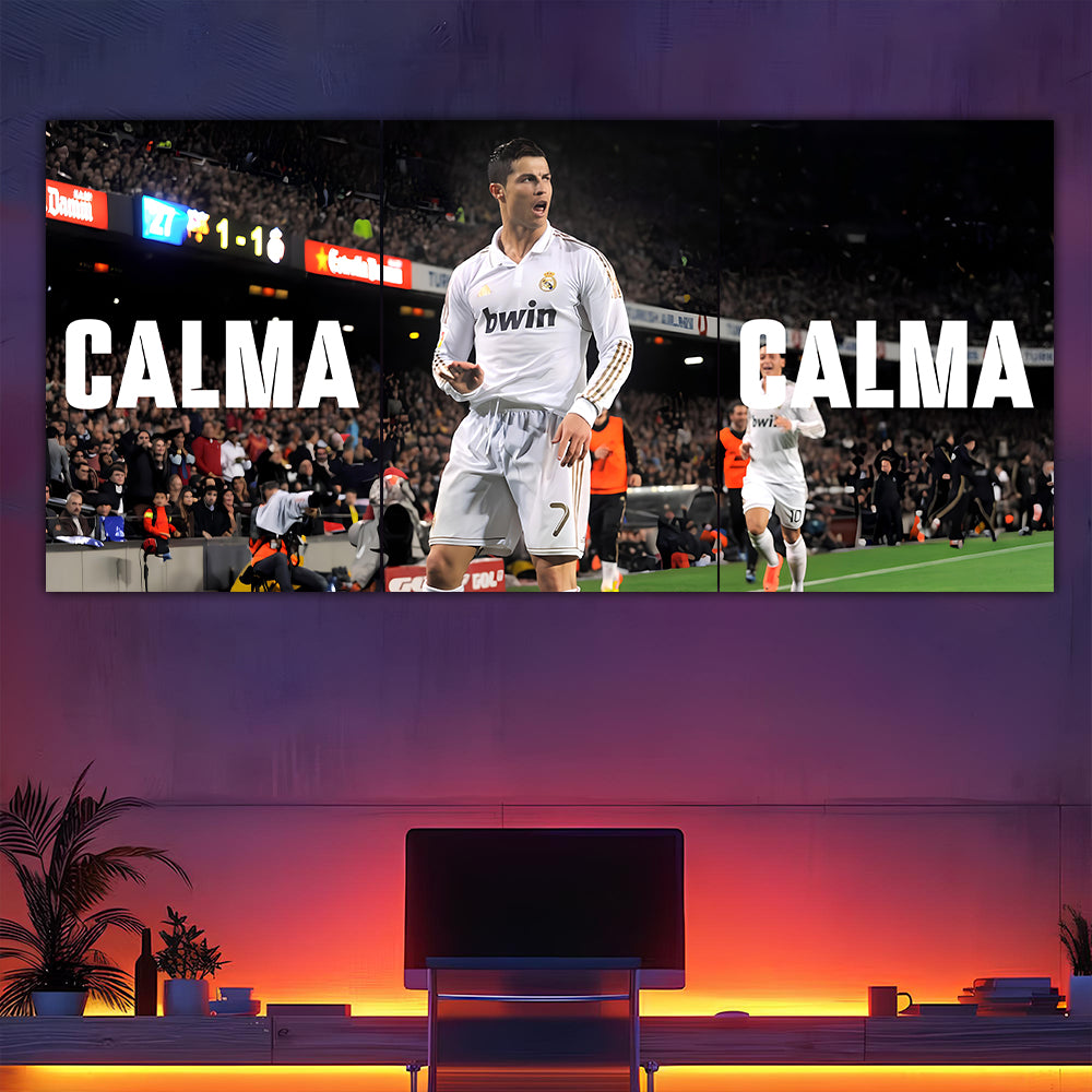 Ronaldo Calma Calma Split Poster