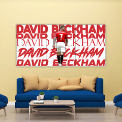 David Beckham Split Poster