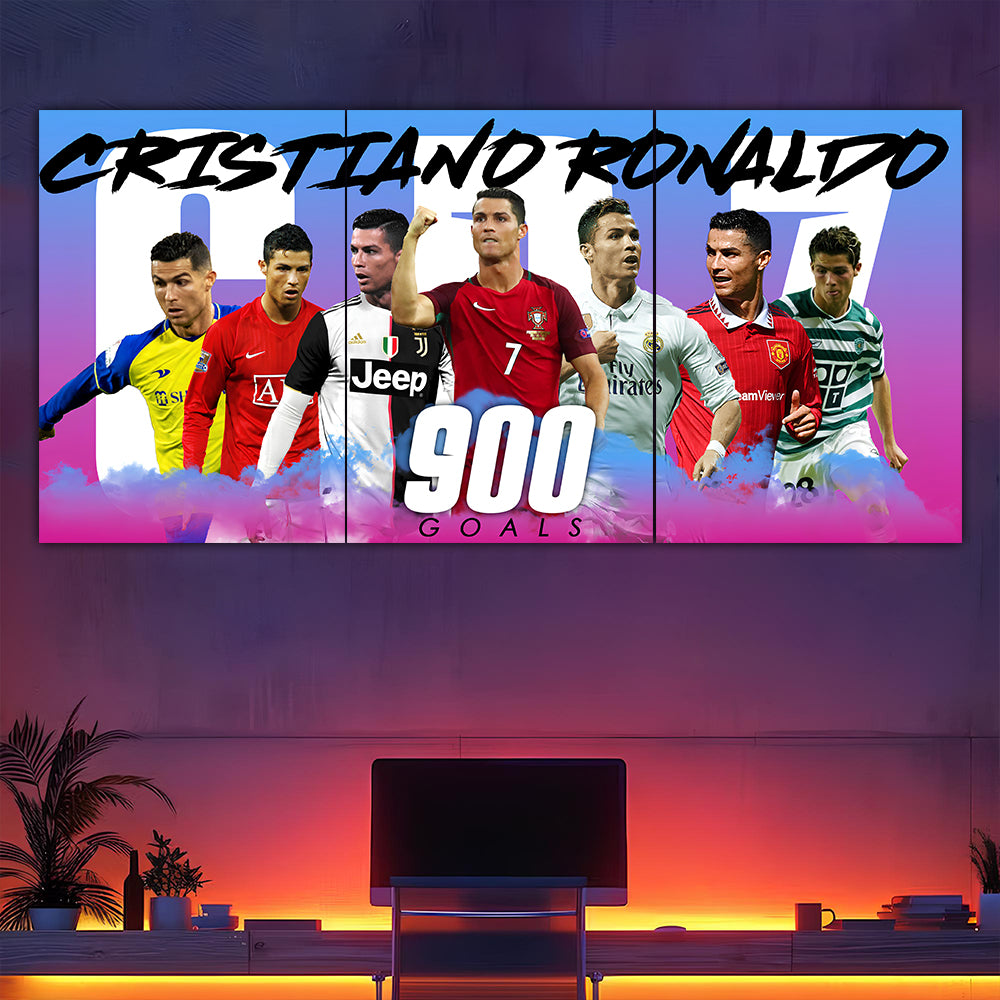 Ronaldo 900 Goals Achievement Poster