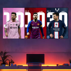 Messi Journey Split Poster