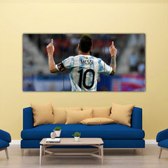 Messi Argentina Celebration Split Poster