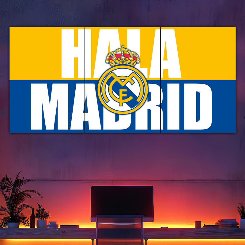 Real Madrid Flag Split Poster