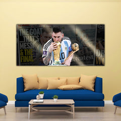 Messi World Cup Split Poster