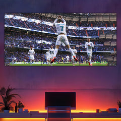 Ronaldo Suiii Celebration Split Poster #2