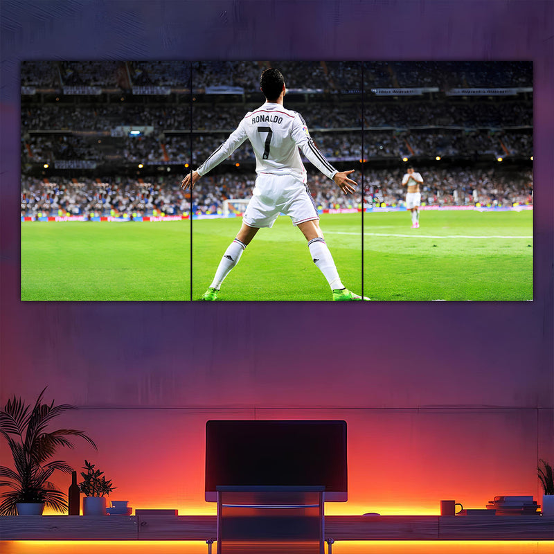 Ronaldo Suuiiii Celebration Split Poster